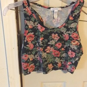 Floral crop top